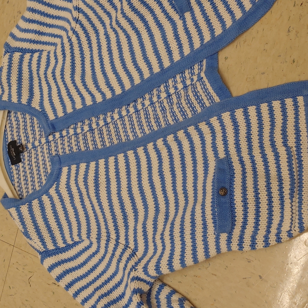 Like new Lands End drifter 100% cotton sweater wm. sz.2X